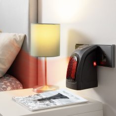 UNBRANDED Plug-in Ceramic Heater Heatpod InnovaGoods 400W 