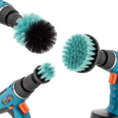 InnovaGoods Set of Cleaning Brushes for Drill Cyclean InnovaGoods 3 Pieces 