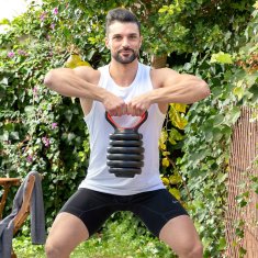 UNBRANDED Set nastavljivih uteži 6 v 1 z vodnikom za vadbo Sixfit InnovaGoods 