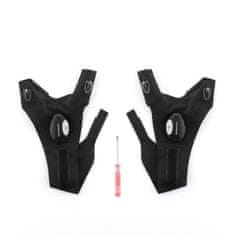 UNBRANDED Gloves with LED Light Gleds InnovaGoods 2 Units 