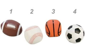 LENA Žoga za baseball 10 cm 1 kos številka 2