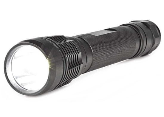 Nedis LED svetilka/ baterija/ 4,5 V DC/ 10 W/ 500 lm/ domet 250 m/ črna