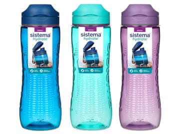 Sistema Hydrate Active plastenka s pokrovom 800 ml, mešanica barv