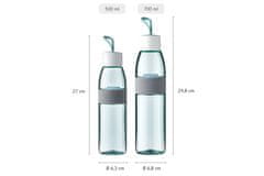 Mepal Steklenica Ellipse Nordic Black 500 ml