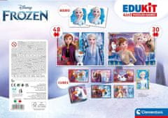 Clementoni Edukit Frozen 4v1 (igra za spomin, 48 + 30 ugank, 6 blokov)