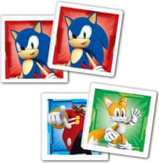 Clementoni Edukit Sonic 4v1 (igra spomina, 48 + 30 ugank, 6 kock)