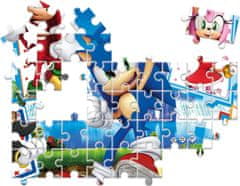 Clementoni Edukit Sonic 4v1 (igra spomina, 48 + 30 ugank, 6 kock)