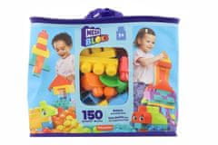 Mattel Mega Blocks Zelo velika vreča blokov - modra (150) HHM96
