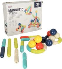 KIK Magnetni gradbeni set 36 kosov