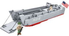 Cobi 4849 II WW LCVP Higgins Boat, 1:35, 715 k, 2 f, D-Day 80th Anniversary