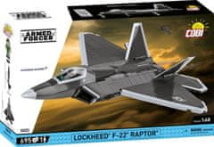 Cobi 5855 Oborožene sile Lockheed F-22 Raptor, 1:48, 695 k, 1 f