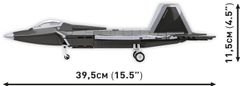Cobi 5855 Oborožene sile Lockheed F-22 Raptor, 1:48, 695 k, 1 f