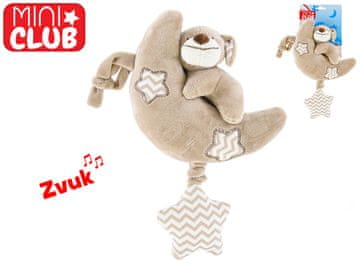 Mini klub ognjič pliš 30 cm s psom in igračo za raztezanje