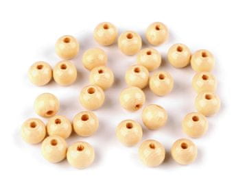 Lesene kroglice Ø10 mm - naravne (20 g)