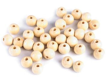 Lesene kroglice Ø10 mm - naravna svetloba (20 g)