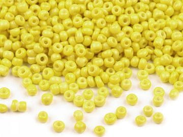 Rokail 12/0 - 2 mm neprozorna - narcisno rumena (50 g)
