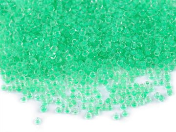 Rocailles 15/0 - 1,5 mm - (820) zeleni pastel (450 g)