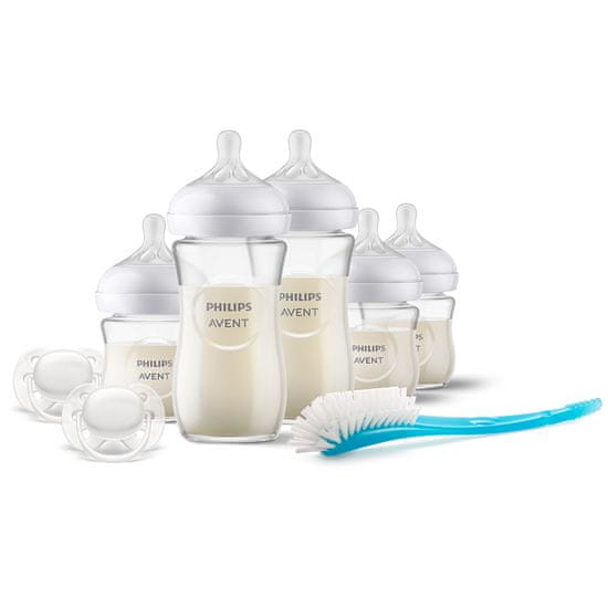 Philips Avent Novorojenček Natural Response začetni set steklo