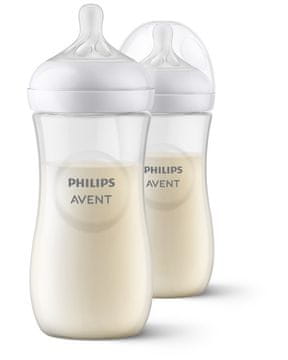 Philips Avent Natural Response steklenička 330 ml, 3m+, 2 kosa
