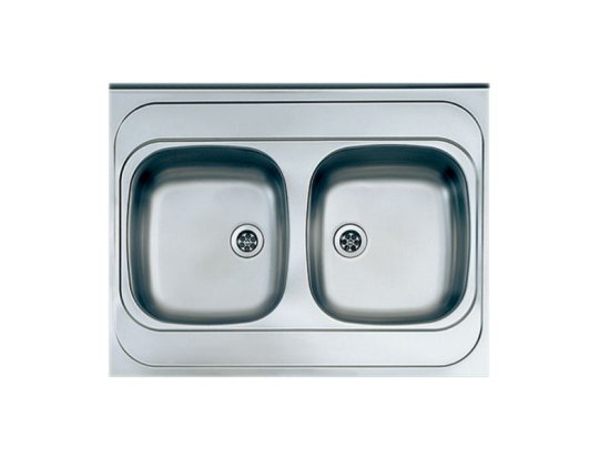 Alveus Classic 40 dvojno pomivalno korito, inox