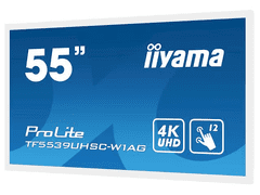 iiyama ProLite TF5539UHSC-W1AG 139cm 55" IPS LED 4K 24/7 interaktivni zaslon na dotik velikega formata z odprtim okvirjem