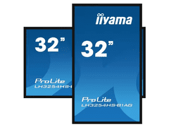 iiyama ProLite LH3254HS-B1AG 32", IPS, Full HD, 24/7 ur delovanja, HDMI, 10 W zvočniki, ležeče/pokončno, Android OS in FailOver