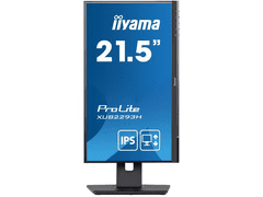 iiyama ProLite monitor XUB2293HS-B5 22" IPS plošča, 3-stranska zasnova brez robov, višinsko nastavljivo stojalo, HDMI, DP
