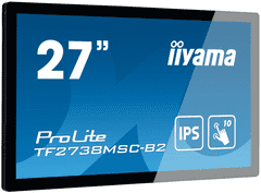 iiyama ProLite monitor TF2738MSC-B2 27" črn, IPS, Full HD, Projective Capacitive 10pt dotik, HDMI, Display Port