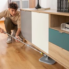 Northix Samočistilni mop z vedrom za ločevanje vode 