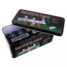 Northix Garnitura za poker - 200 markerjev 