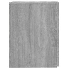 Vidaxl Lekarniška omara siva sonoma 20x45,5x60 cm konstruiran les