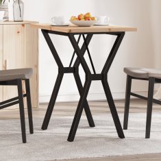 Vidaxl vidaXL Jedilna miza z nogami v obliki črke Y 80x50x75,5 cm