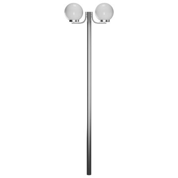 Vidaxl Vrtna svetilka z 2 žarnicama 220 cm