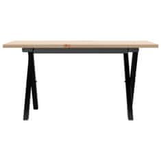 Vidaxl vidaXL Klubska mizica z nogami v obliki črke X, 80x50x40 cm