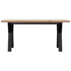 Vidaxl vidaXL Klubska mizica z nogami v obliki črke Y 100x50x45,5 cm