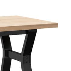 Vidaxl vidaXL Klubska mizica z nogami v obliki črke Y 100x50x45,5 cm