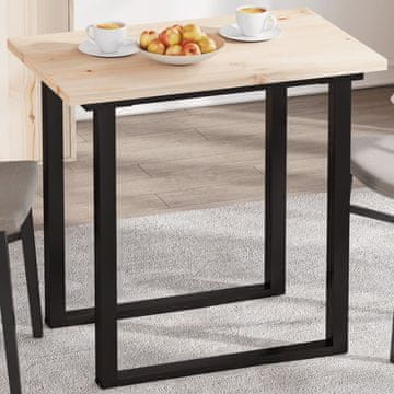 Vidaxl vidaXL Mizna plošča 80x50x2,5 cm pravokotna masivna borovina
