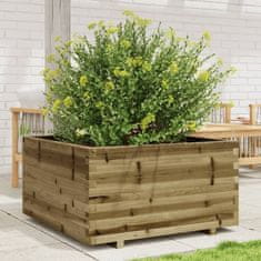 shumee Vrtno cvetlično korito 90x90x49.5 cm impregnirana borovina