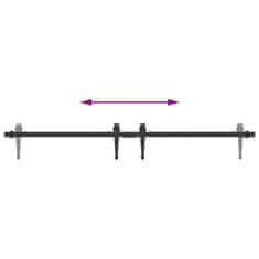 Vidaxl vidaXL Sistem za pritrditev omaric z drsnimi vrati, 122 cm
