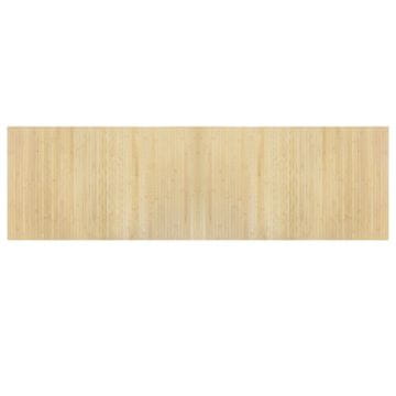 Vidaxl Preproga pravokotna svetlo naravna 60x200 cm bambus
