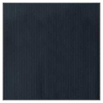 Vidaxl Preproga kvadratna siva 100x100 cm bambus