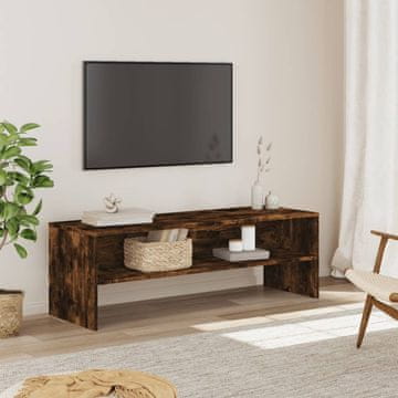 Vidaxl vidaXL TV omarica dimljen hrast 120x40x40 cm