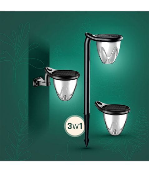 Spectrum Solarna LED svetilka IP44 CCT