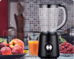 TESLA 500W električni blender in mešalnik 1500ml črn