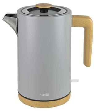KINGHoff HUSLA ELEKTRIČNI GRELNIK VODE 1,5 L sive barve 73904