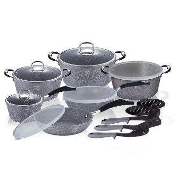 shumee KOMPLET POSODE IZ GRANITA BERLINGER HAUS BH-6196 STONE TOUCH