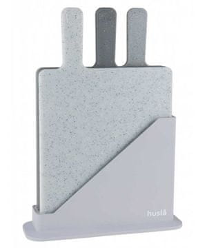Husla KOMPLET 3 KUHINJSKIH DESEK V STOJALU 73930