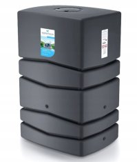 shumee Trpežen antracitni zbiralnik deževnice za vrt, 450 l