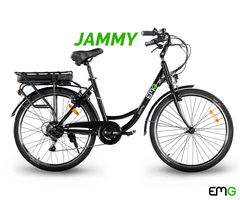 Trevi EMG Jammy električno kolo, cestno, 66,04 cm, črno