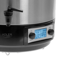 Adler Električni lonec kuhalnik AD 4496, za pasterizacijo, 28L, 2600W